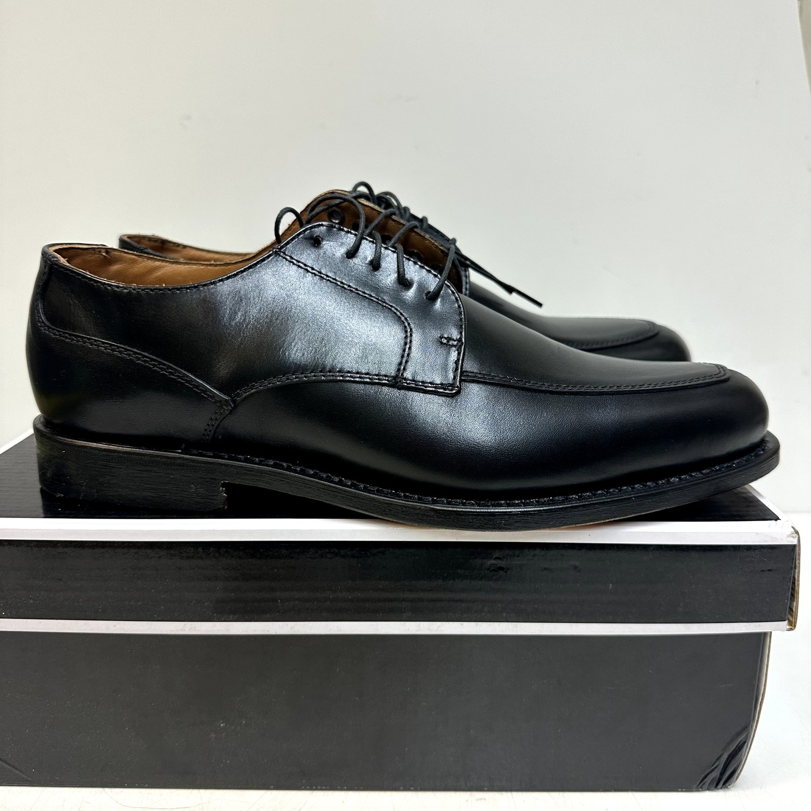Nib Rancourt & Co. X Footjoy Split Toe Derby Dress Shoe Black Calf 79213 8.5 C — image 4 of 8